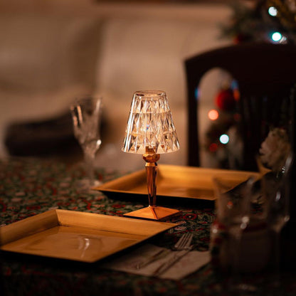 Crystal Table Lamp for Bedroom & Living Room - Ambient Light