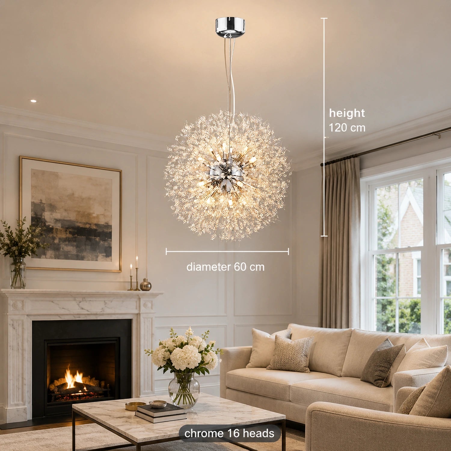 Modern Dandelion LED Pendant Light
