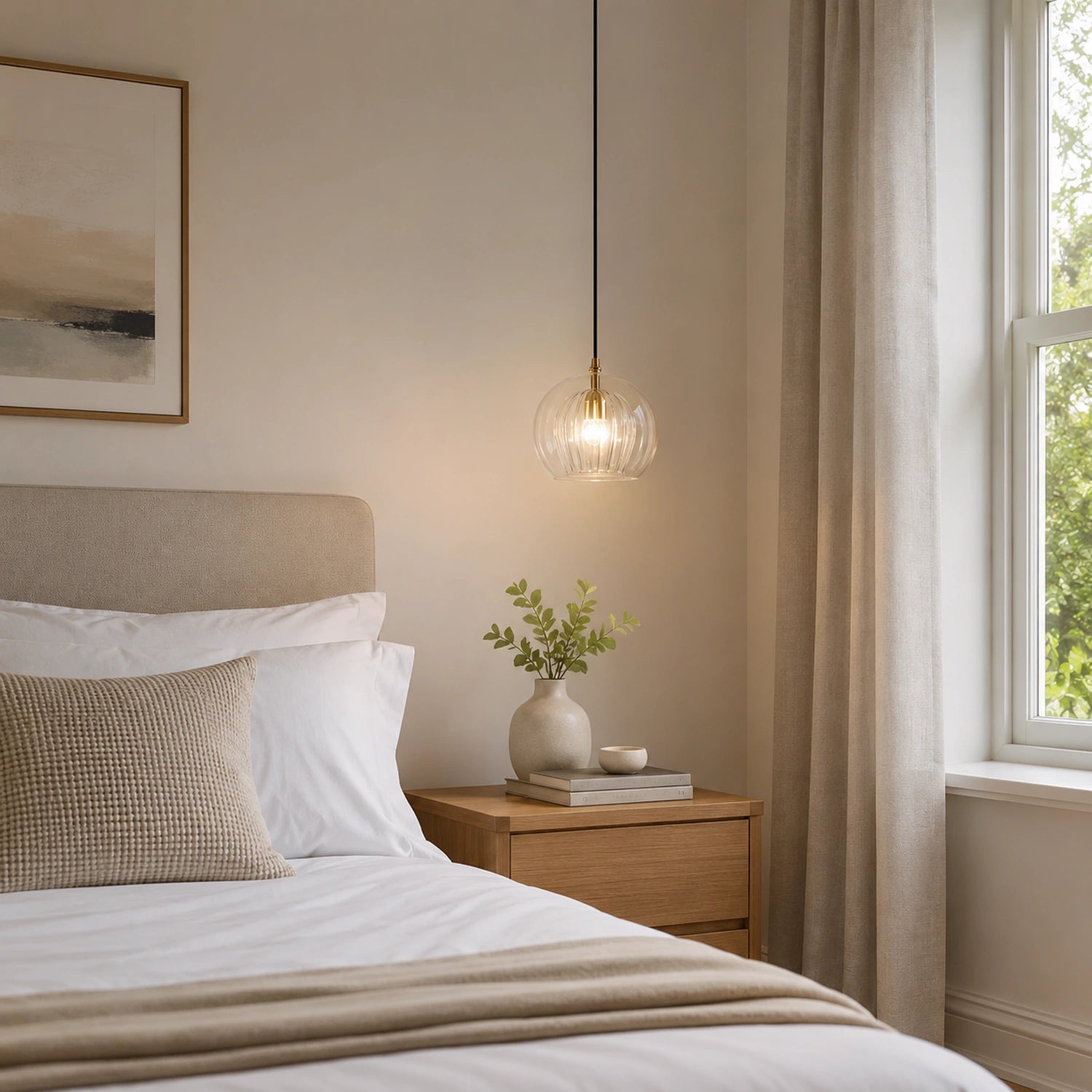 Modern Glass Pendant Light