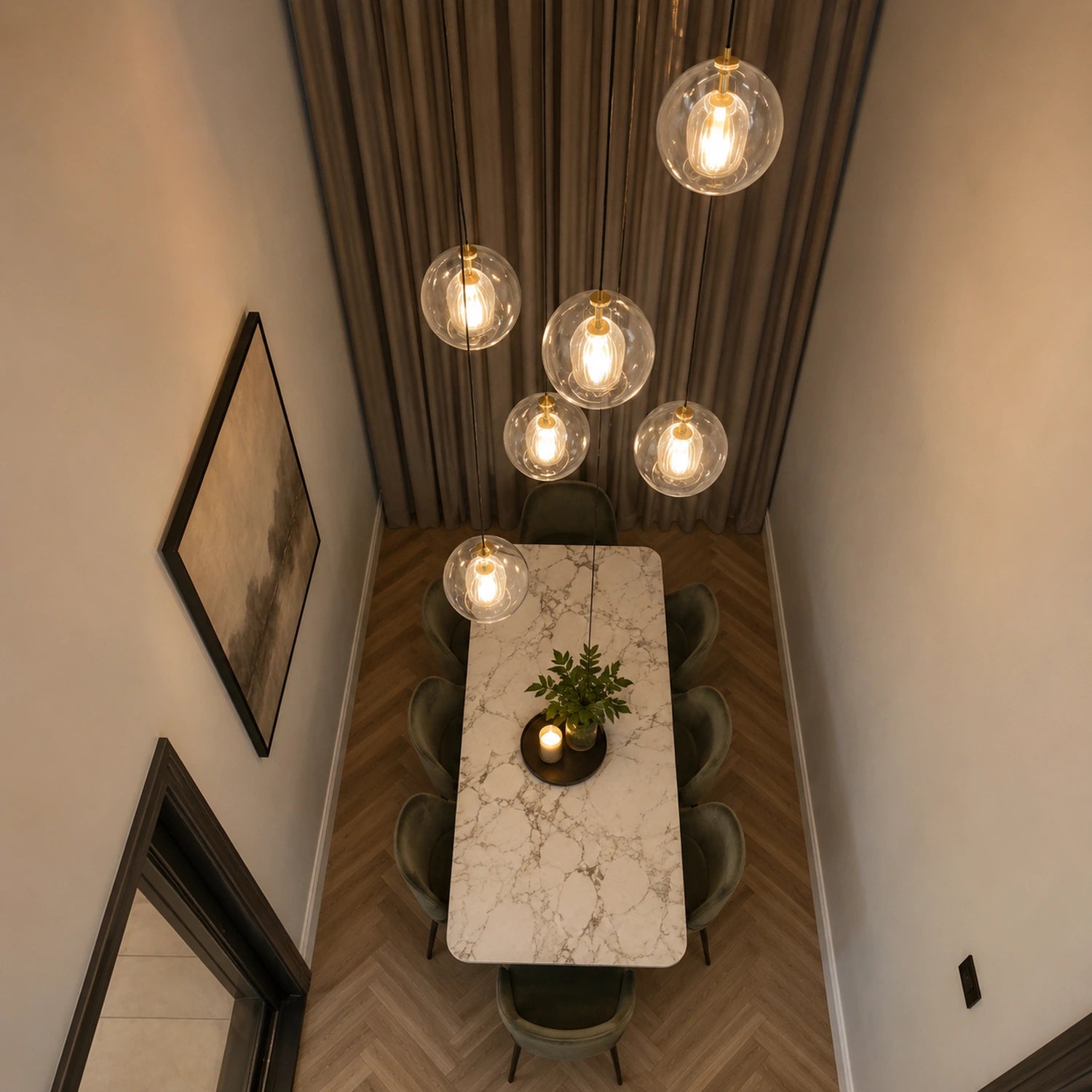 Modern Glass Pendant Light