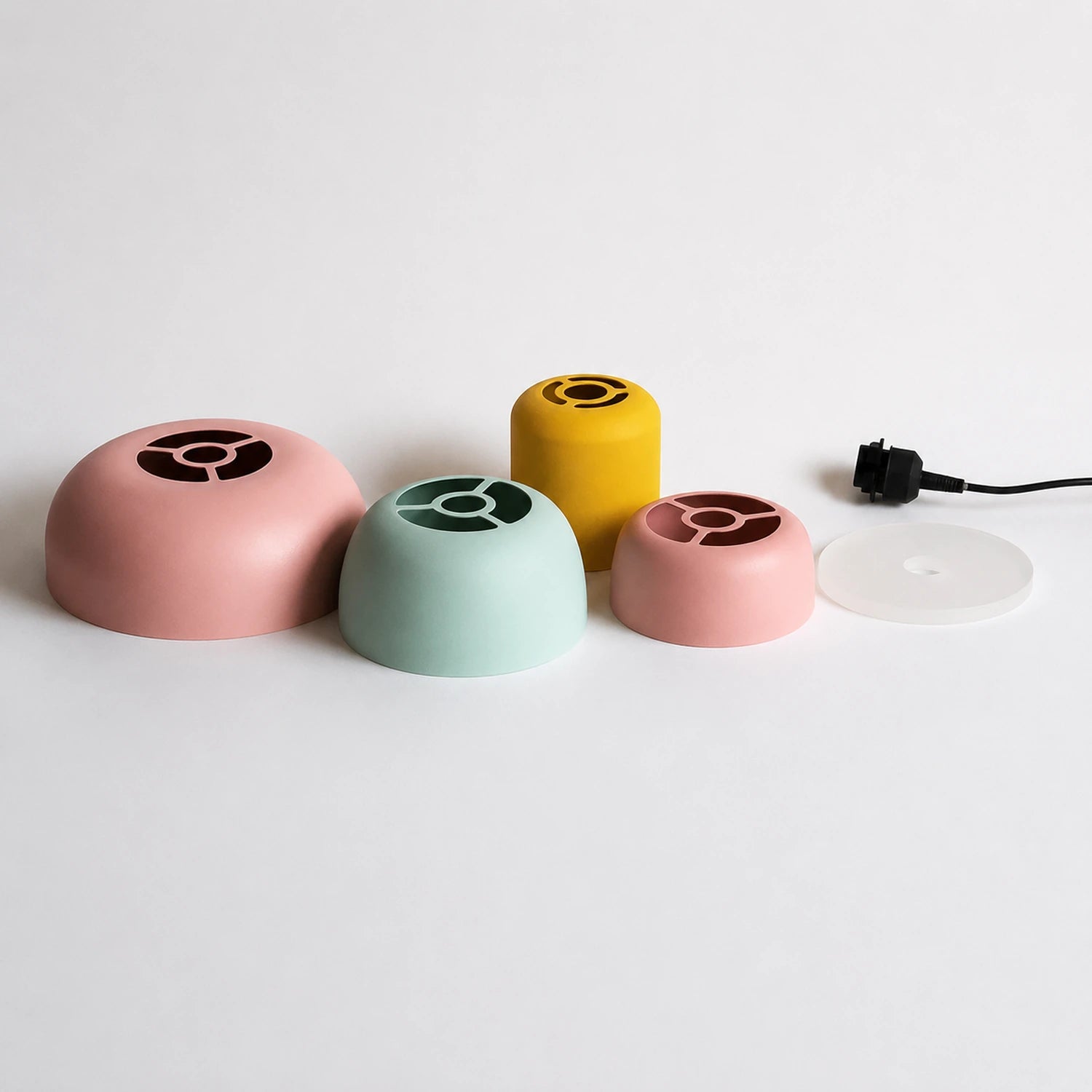 Modern Macaron Pendant Light with Iron and Acrylic Shade