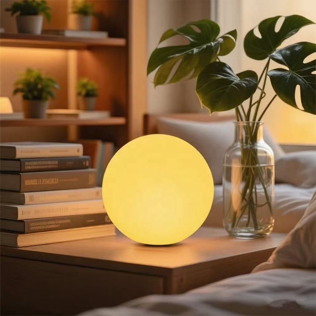 Cordless LED Moon Table Lamp Rechargeable Night Light