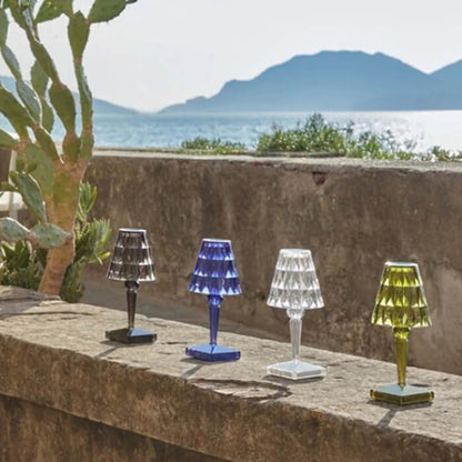 Crystal Table Lamp for Bedroom & Living Room - Ambient Light