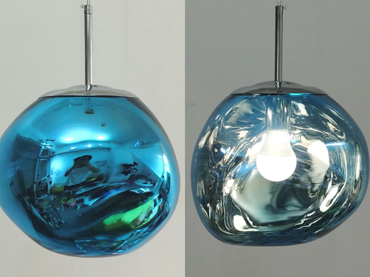 Sculptural Artistic Glass Modern Pendant Ceiling Light