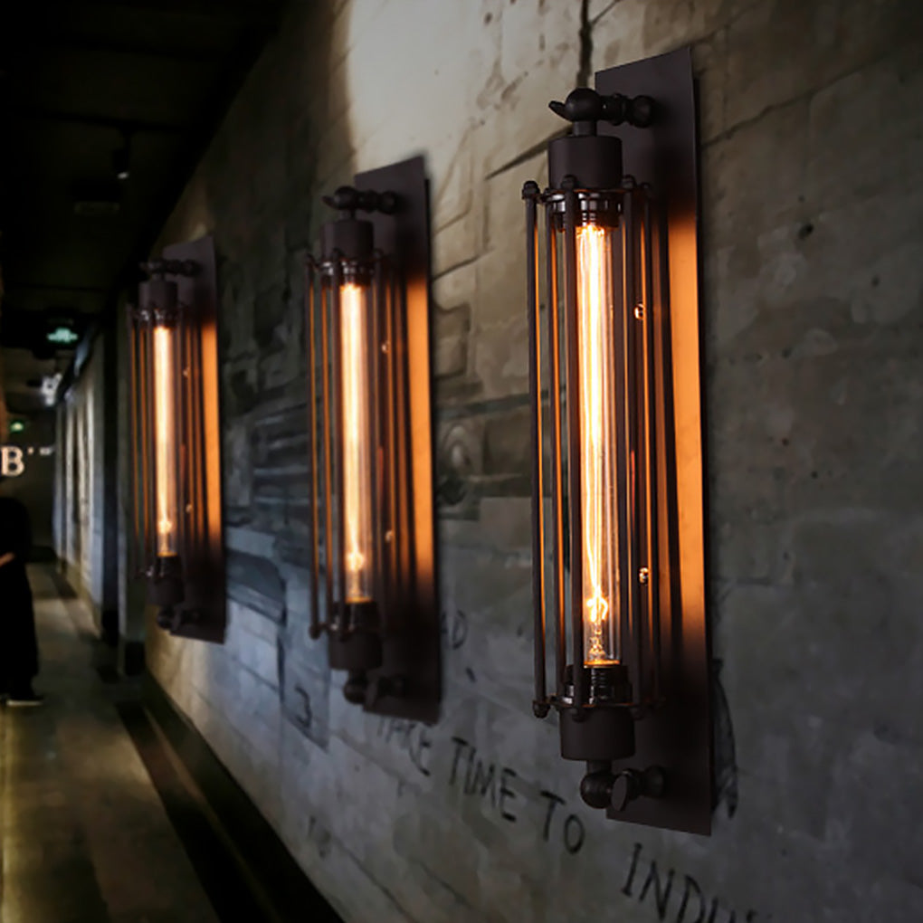 Industrial Iron Wall Sconce