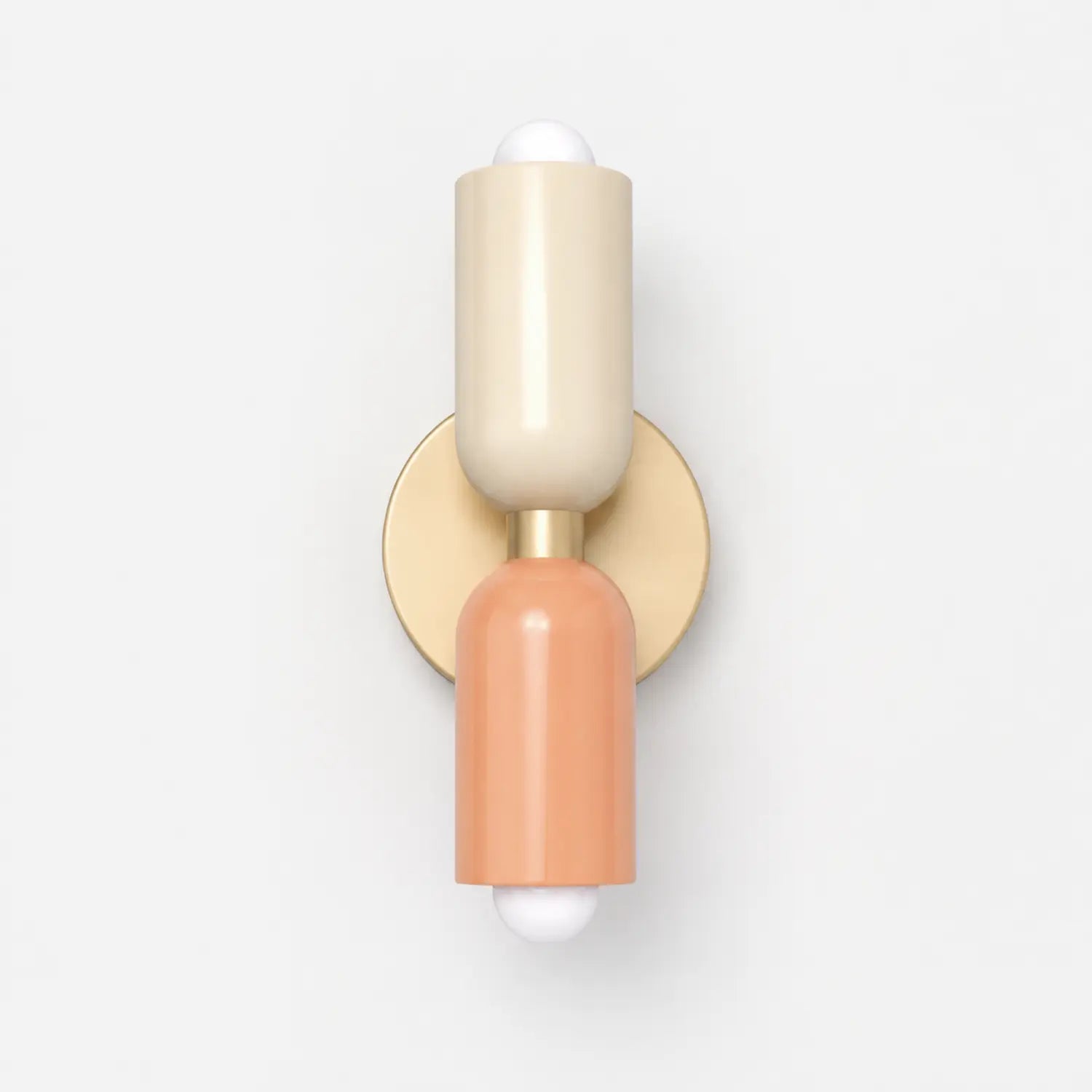 Contemporary Metal Wall Lamp with Up and Down Lighting