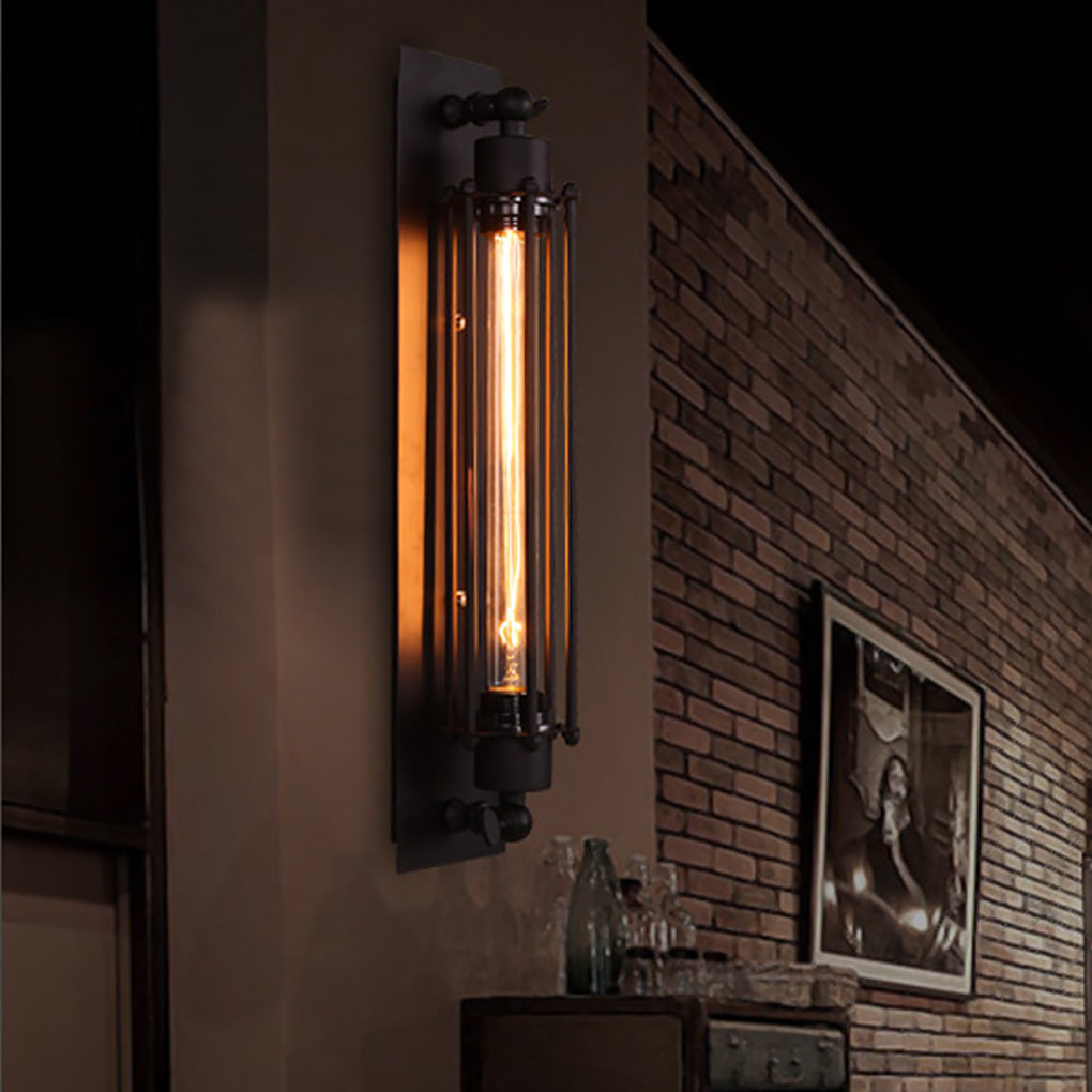 Industrial Iron Wall Sconce