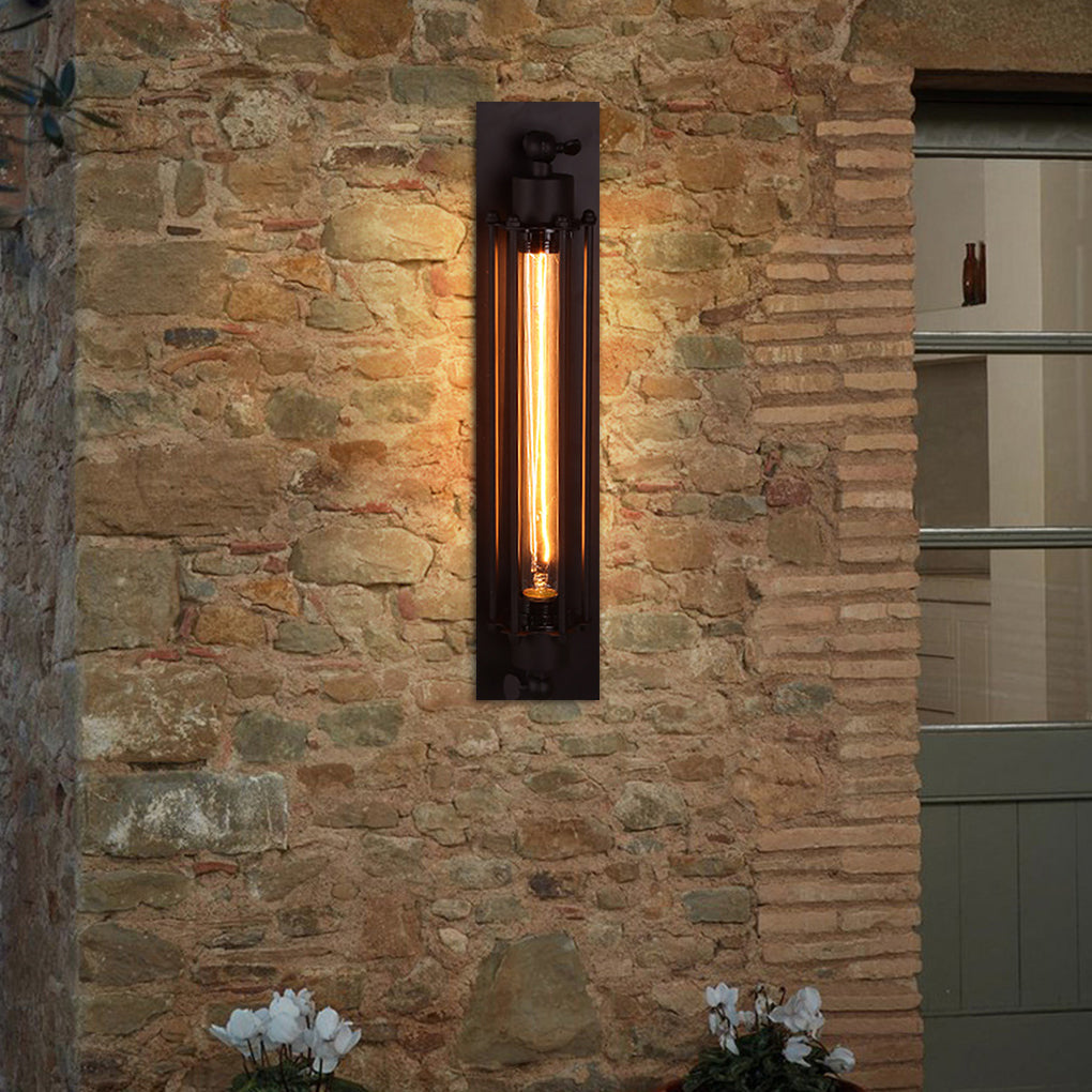 Industrial Iron Wall Sconce