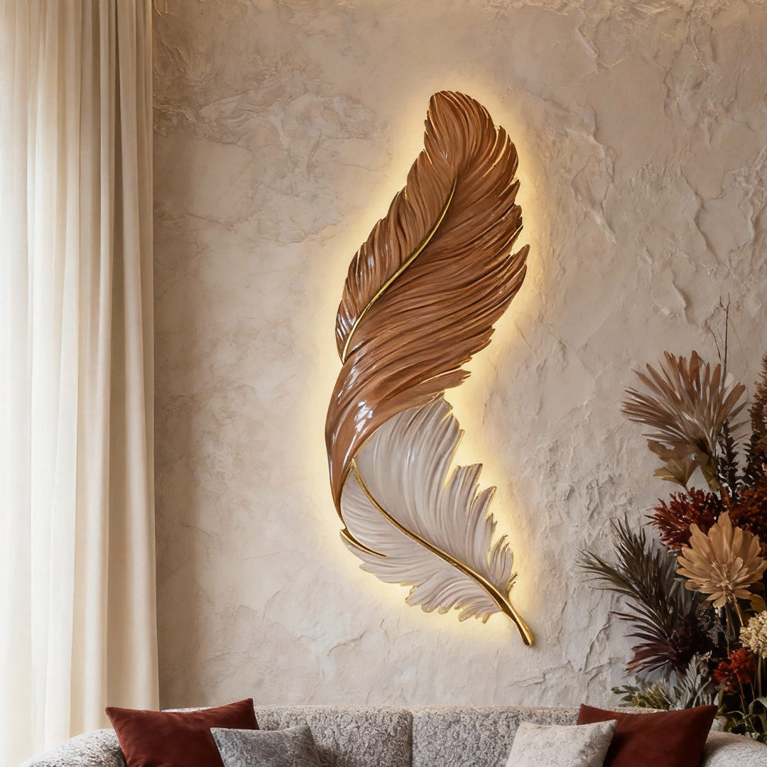 Modern LED Mural Wall Lamp with Remote Control