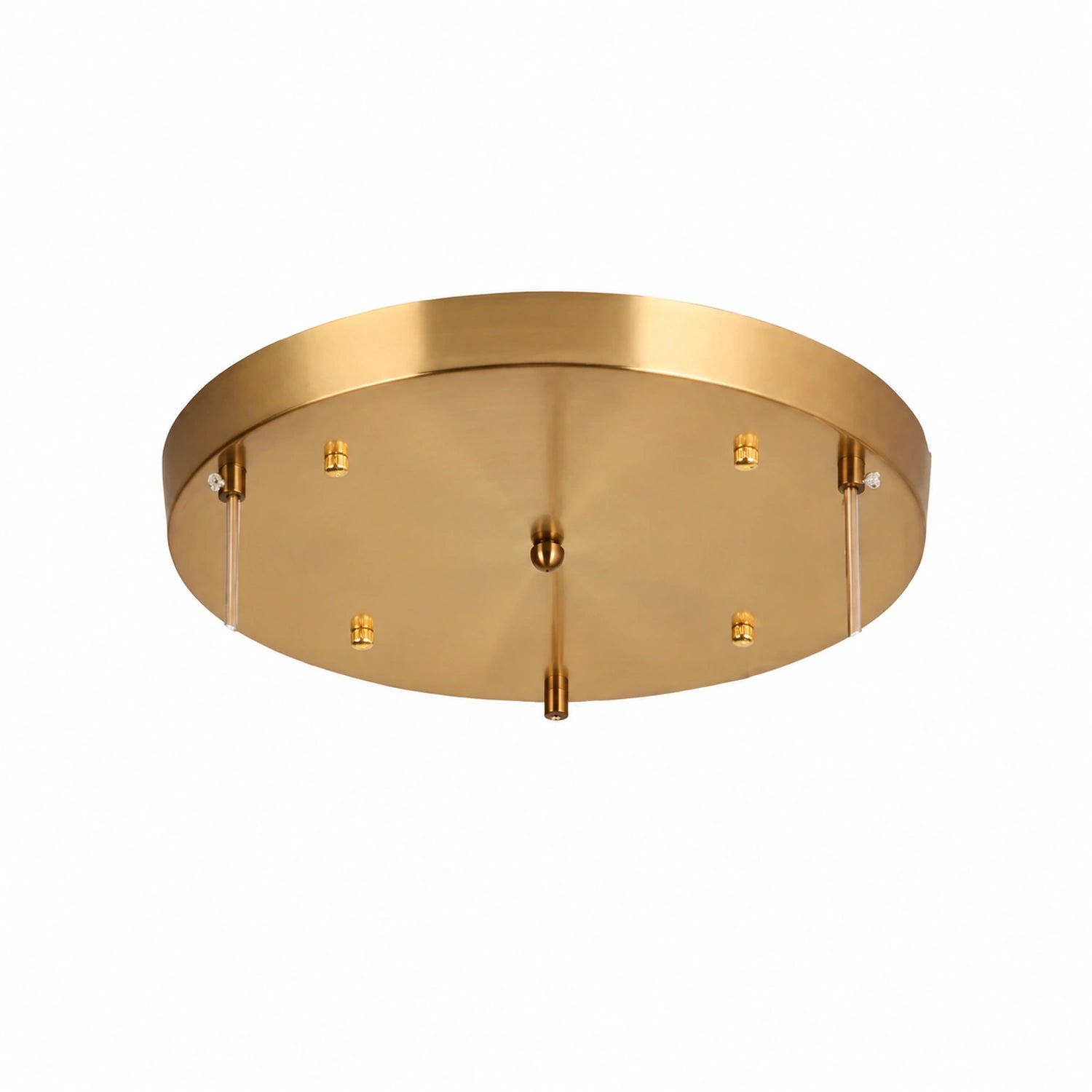 Clear Glass LED Pendant Light with Copper Finish