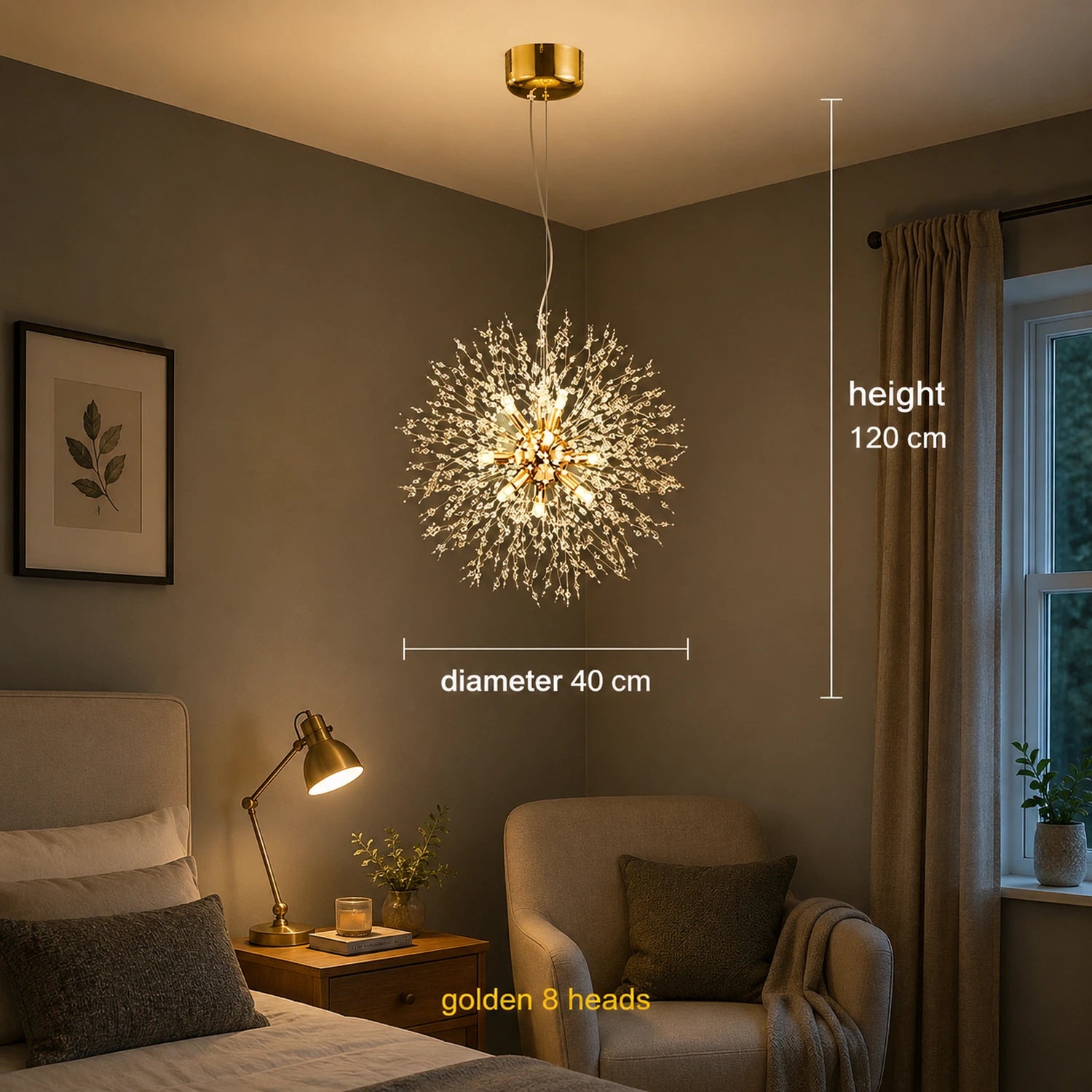 Modern Dandelion LED Pendant Light