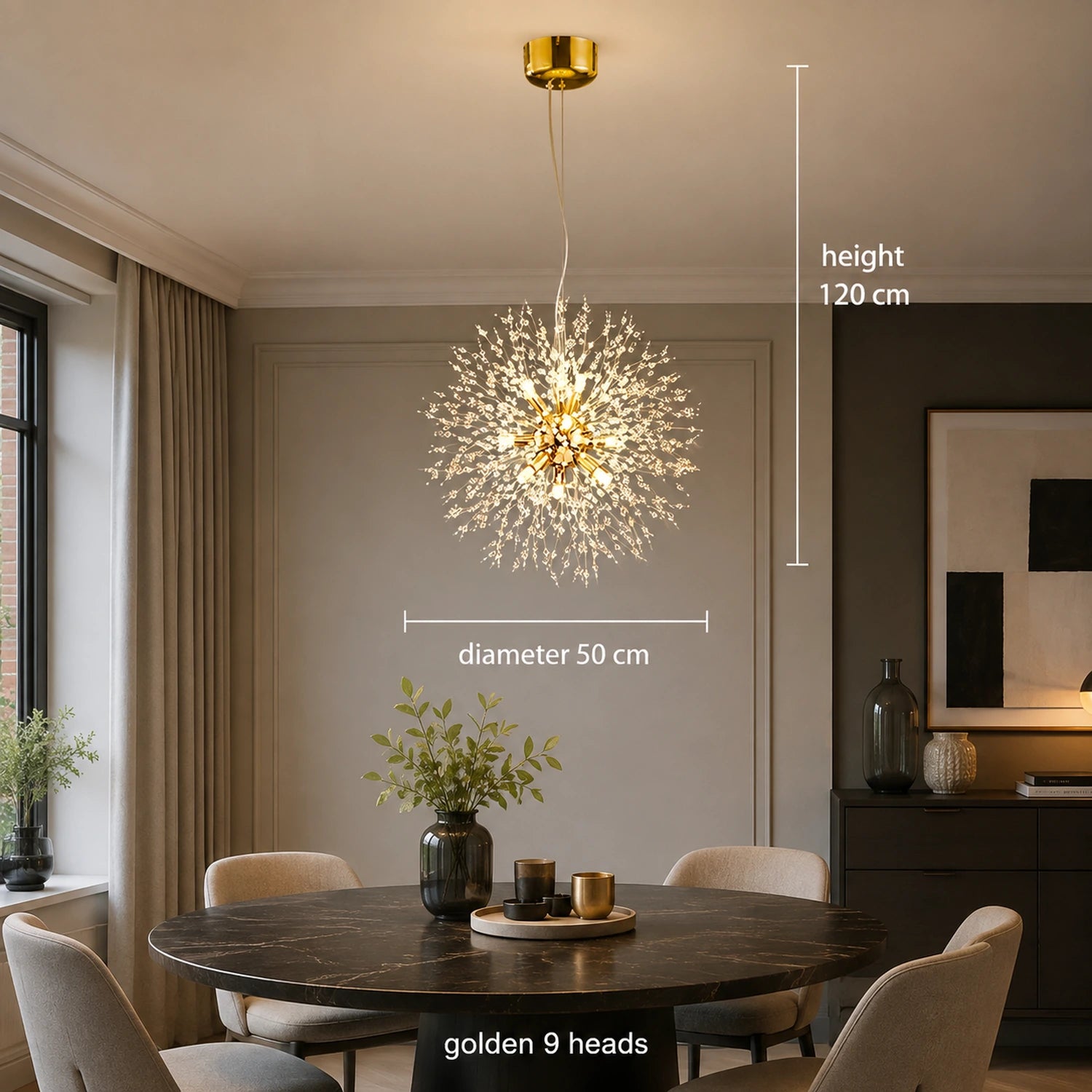 Modern Dandelion LED Pendant Light