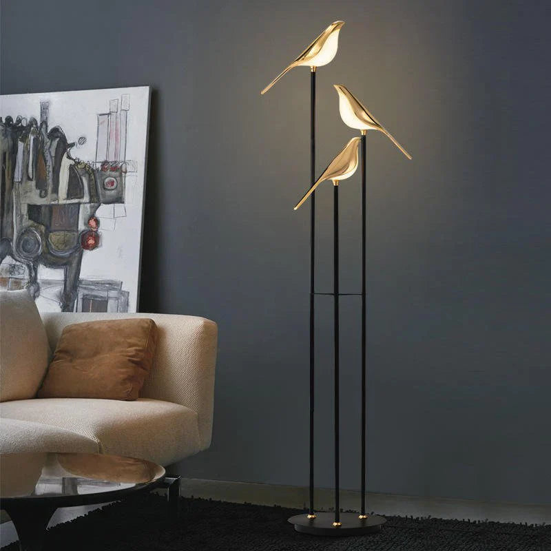 Modern Tall Standing Living Room and Bedroom Floor Lamp