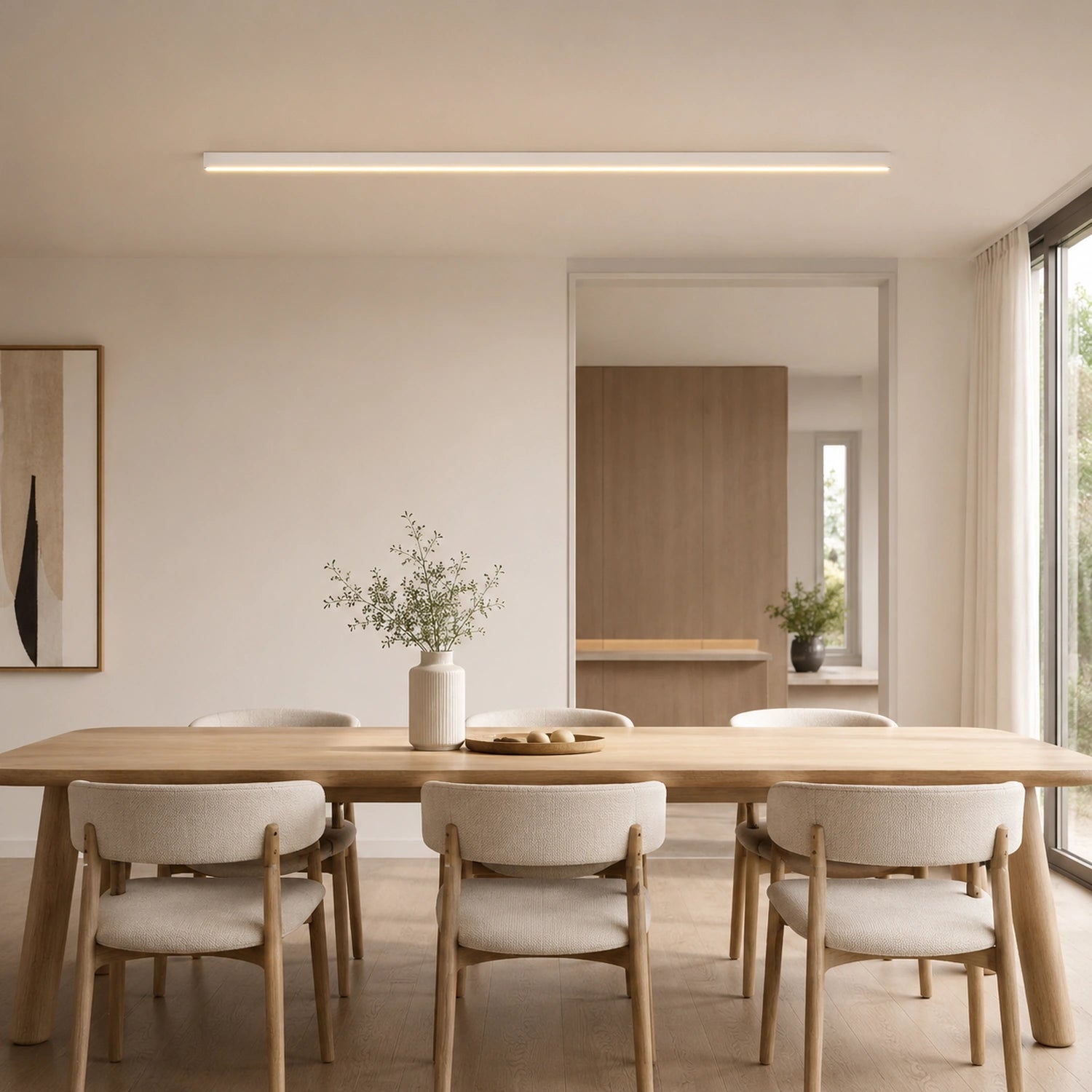 Minimalist Linear LED Ceiling Light
