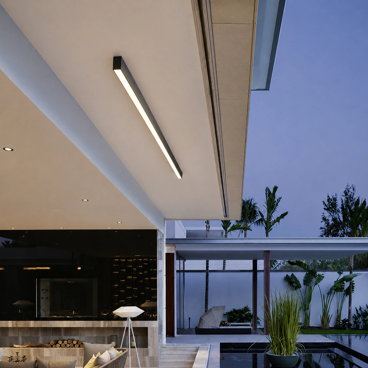 Minimalist Linear LED Ceiling Light