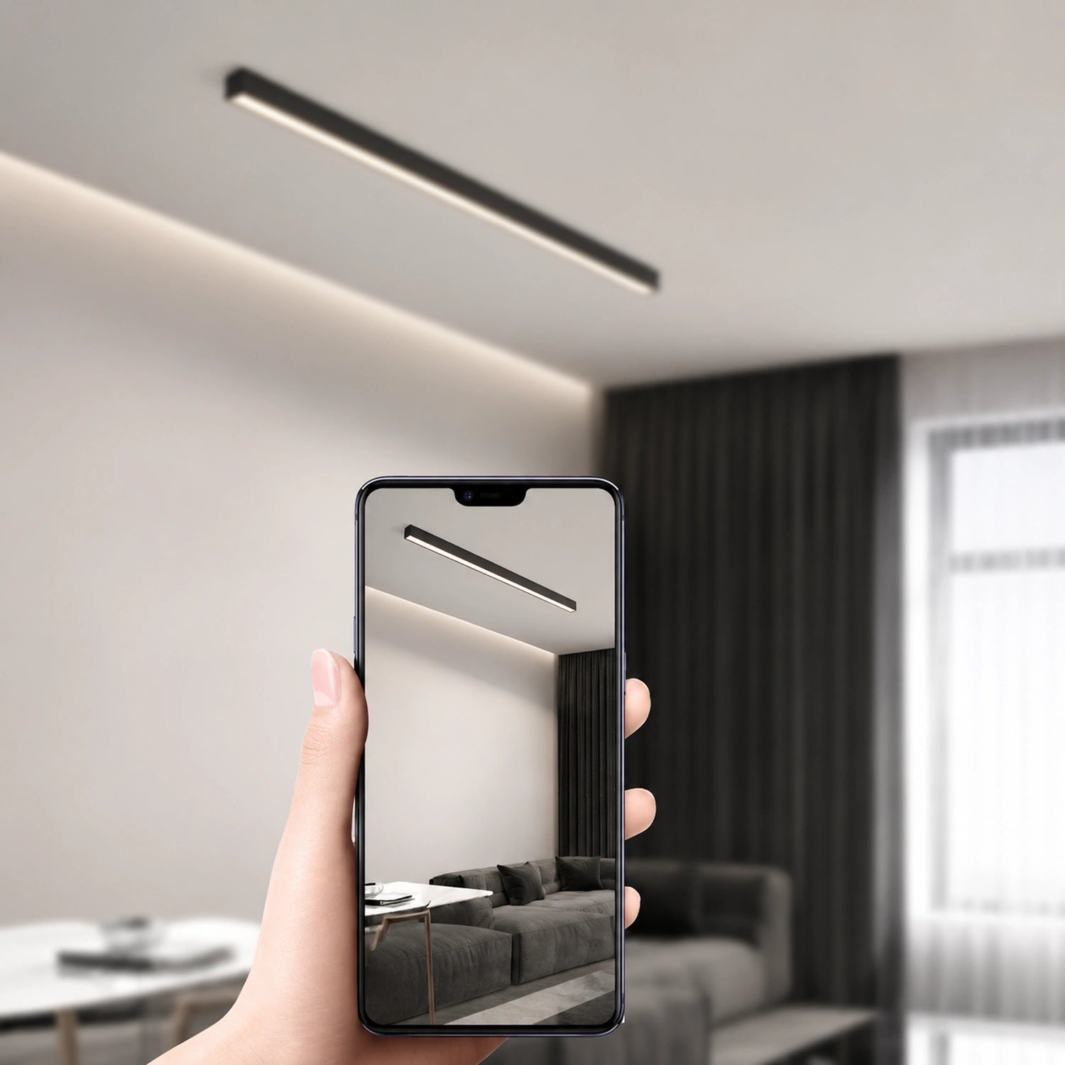 Minimalist Linear LED Ceiling Light
