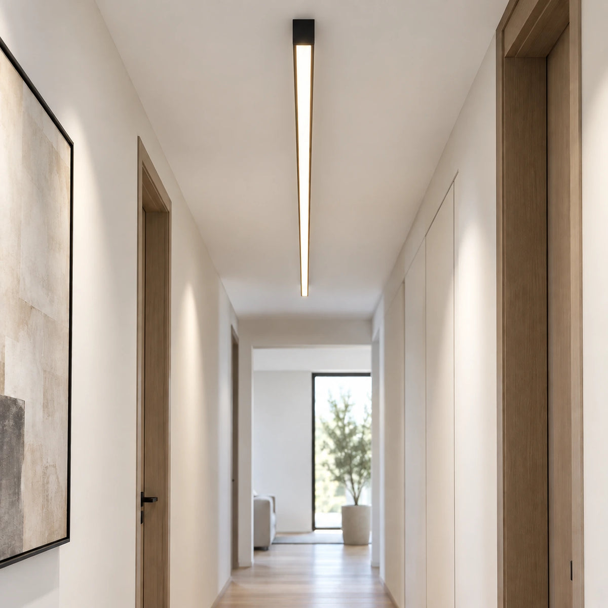 Minimalist Linear LED Ceiling Light