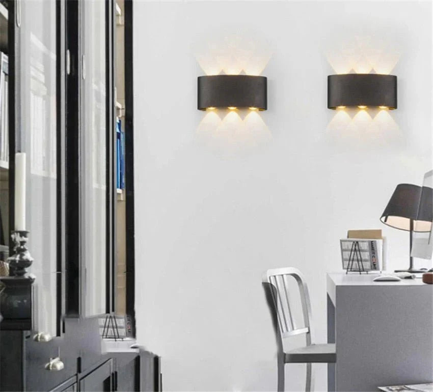Modern Waterproof LED Wall Lamp Outdoor Indoor Lighting
