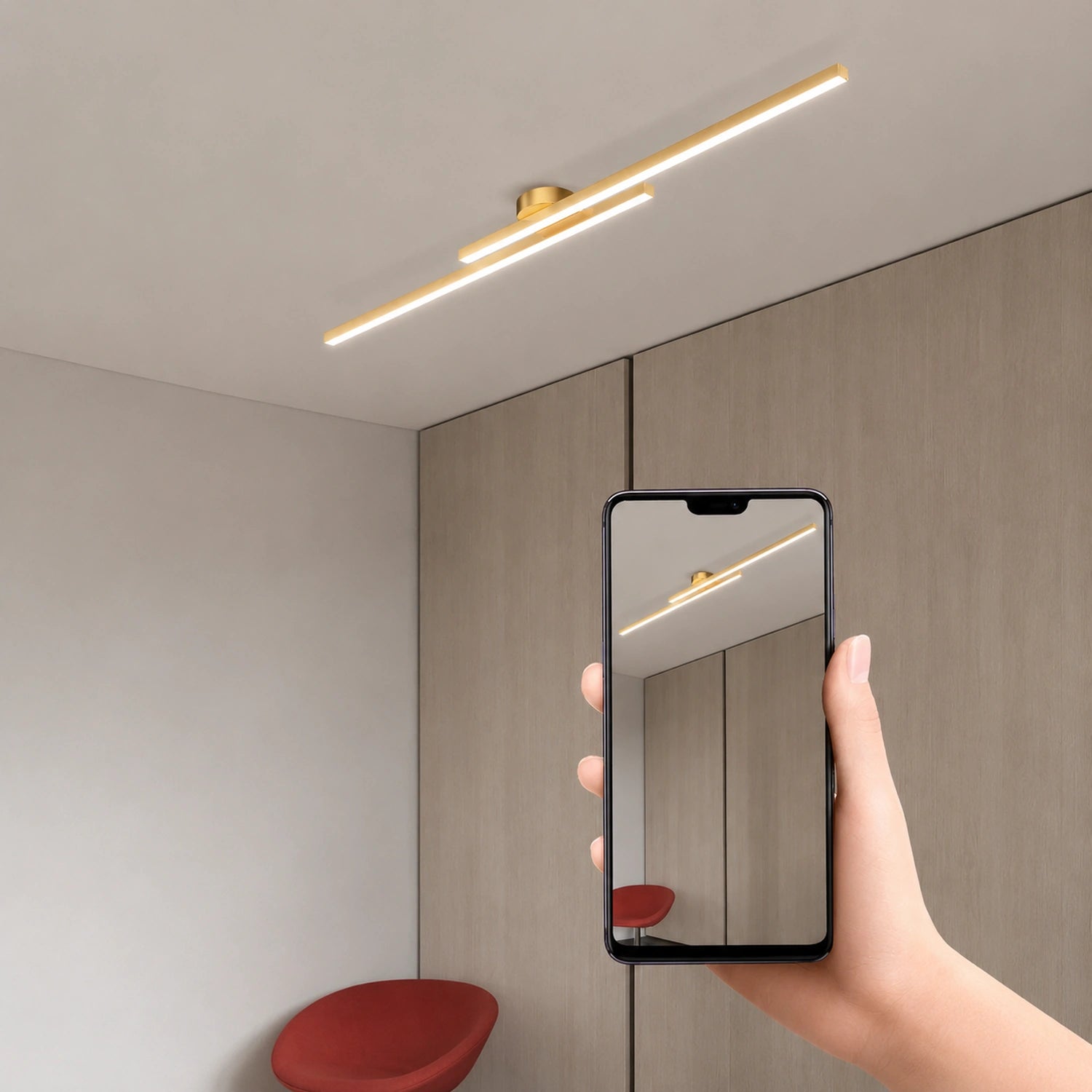 Modern Linear LED Ceiling Light