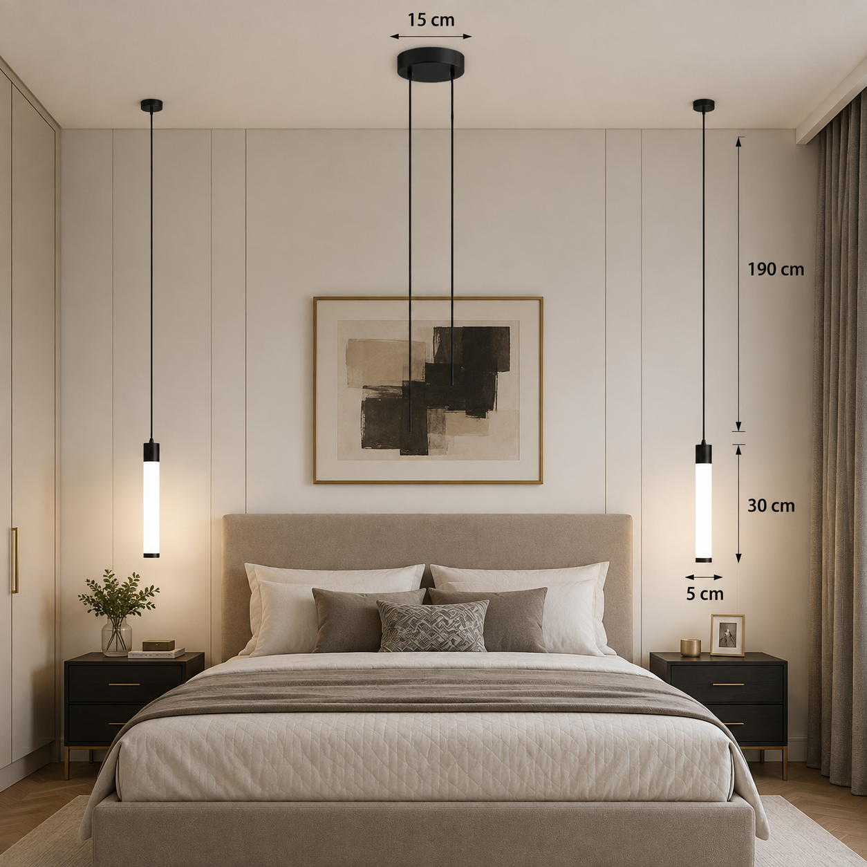Retro Imitation Marble and Acrylic LED Pendant Light