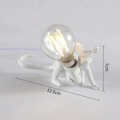 Mouse Bedside Table Lamp - Novelty Night Light - Figurine Design