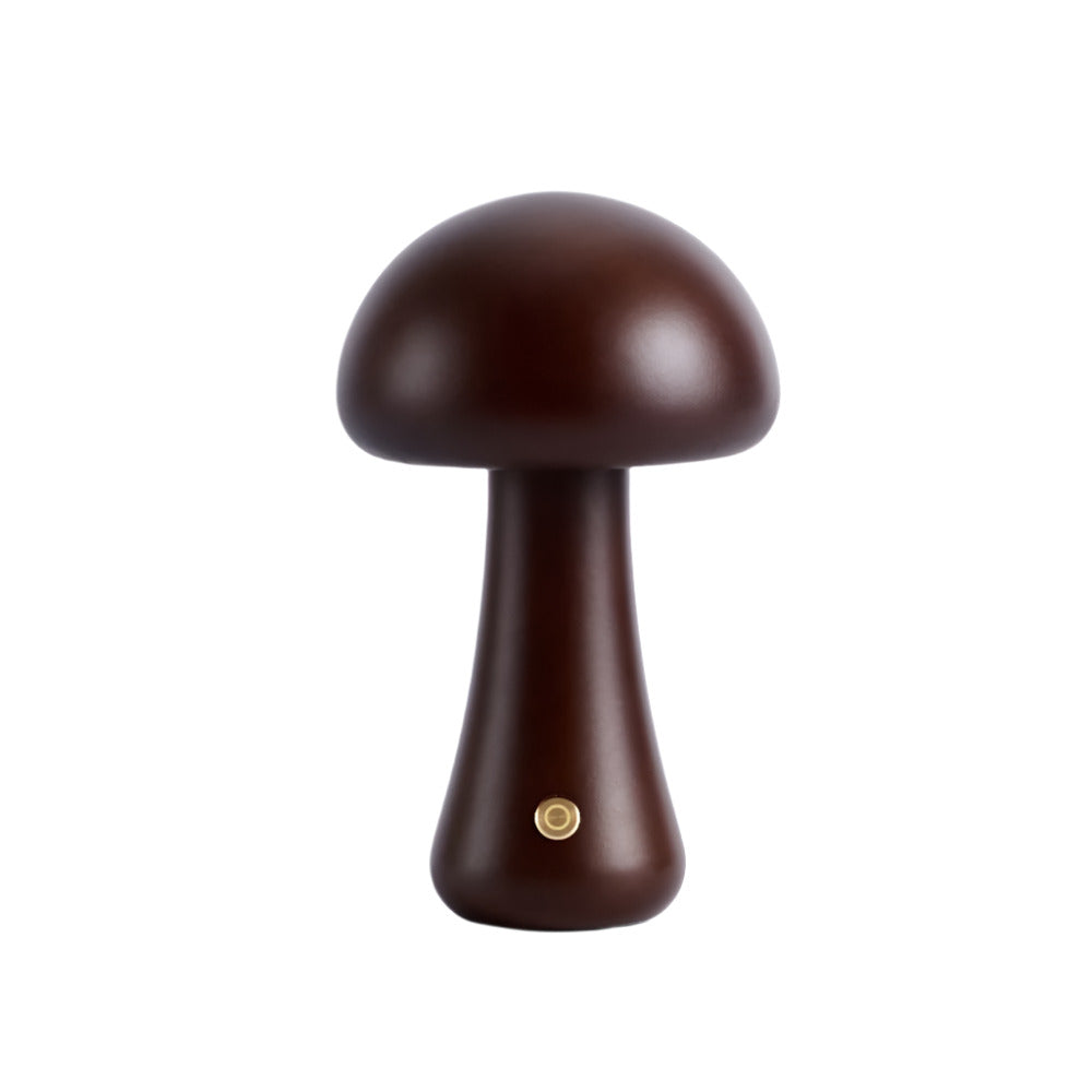 Modern Mushroom Bedside Table Lamp - Dome Shade