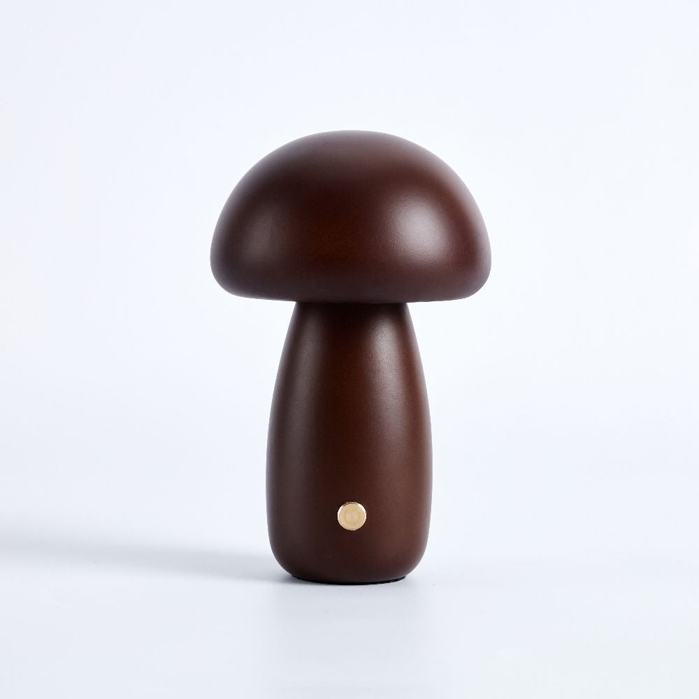 Modern Mushroom Bedside Table Lamp - Dome Shade