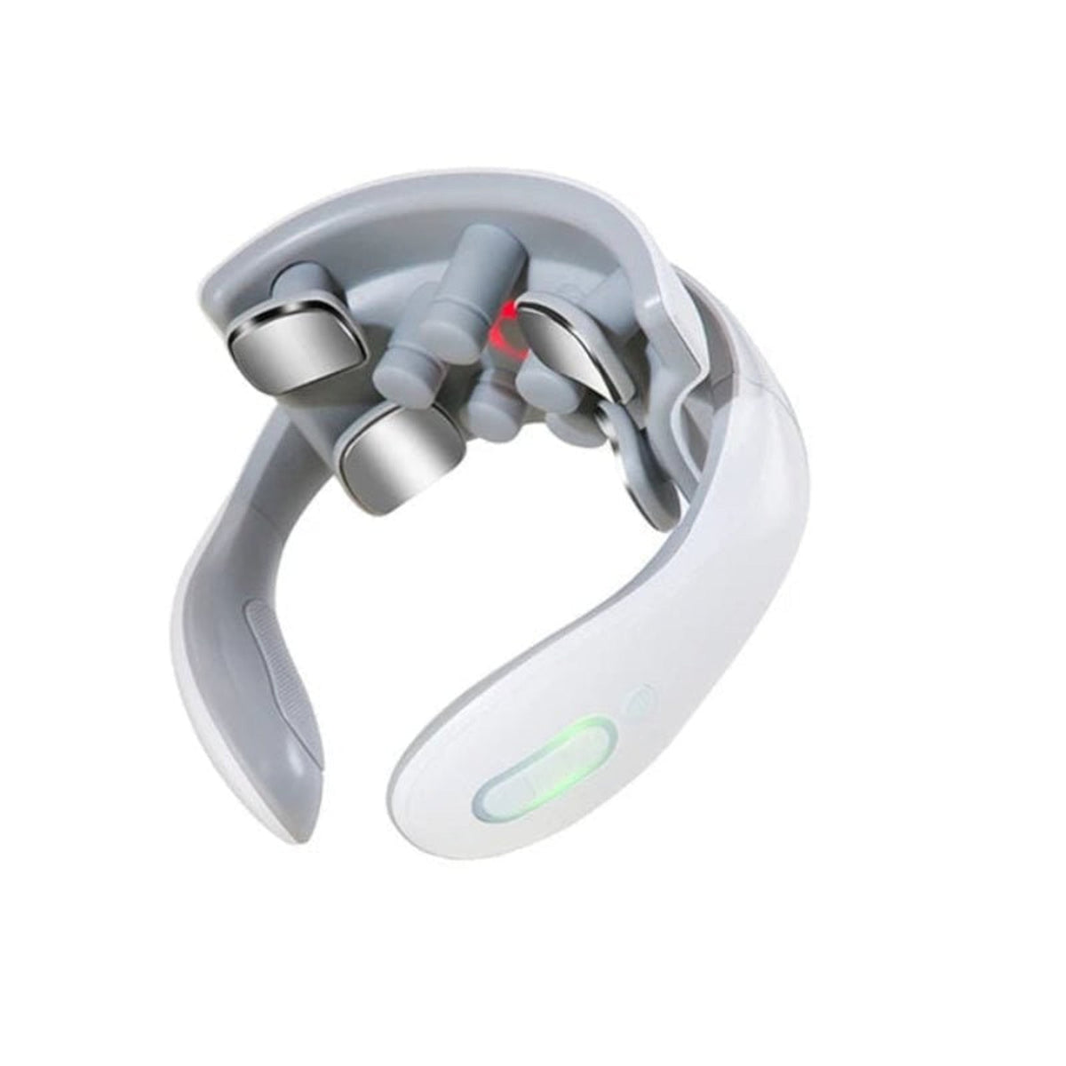 Improved neck massager model with contact pads