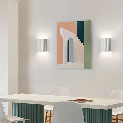 Nordic Minimalist LED Wall Lamp Macaron Resin