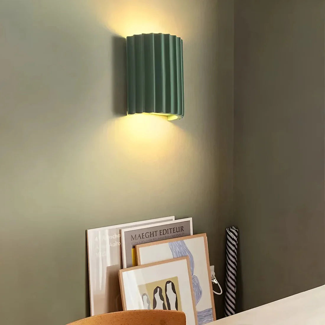 Nordic Minimalist LED Wall Lamp Macaron Resin