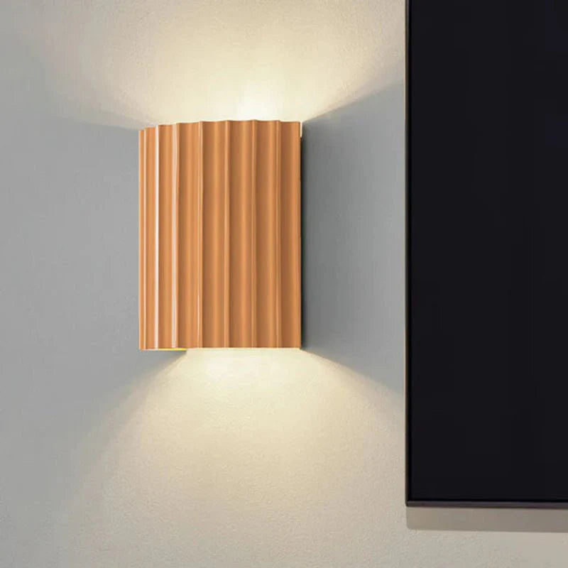 Nordic Minimalist LED Wall Lamp Macaron Resin