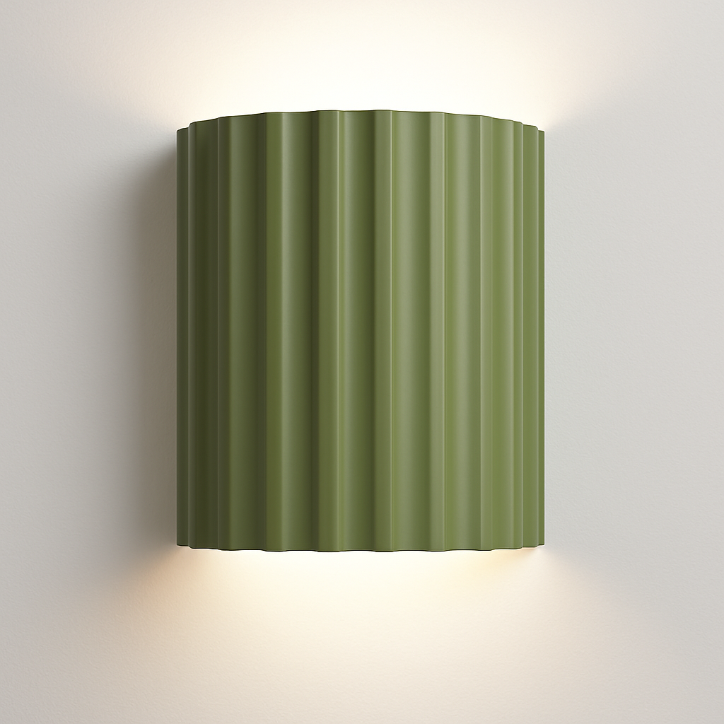 Nordic Minimalist LED Wall Lamp Macaron Resin