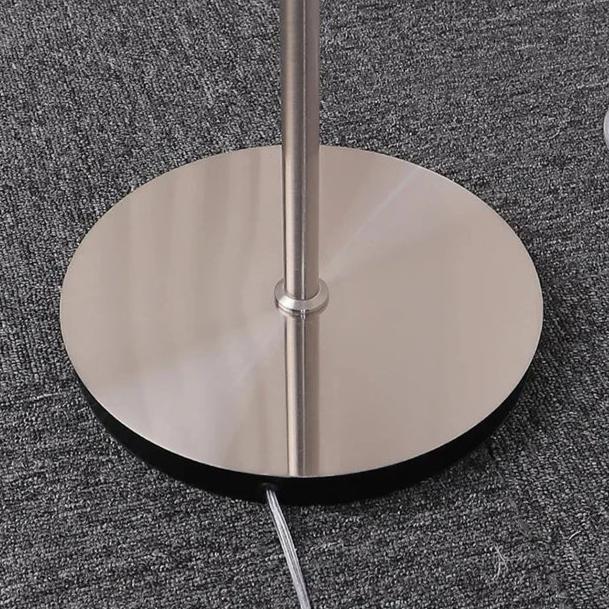 Bauhaus Retro Dimmable Remote Control Orange Stained Glass Table and Floor Lamp