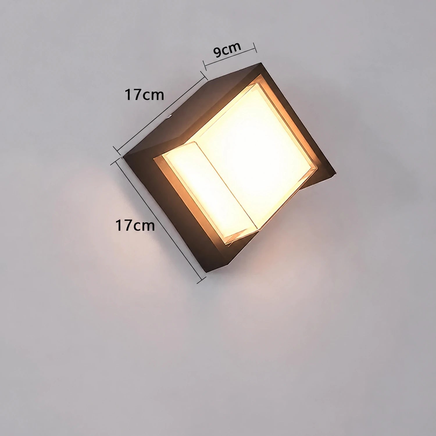 Modern LED Wall Light for Indoor & Outdoor Use