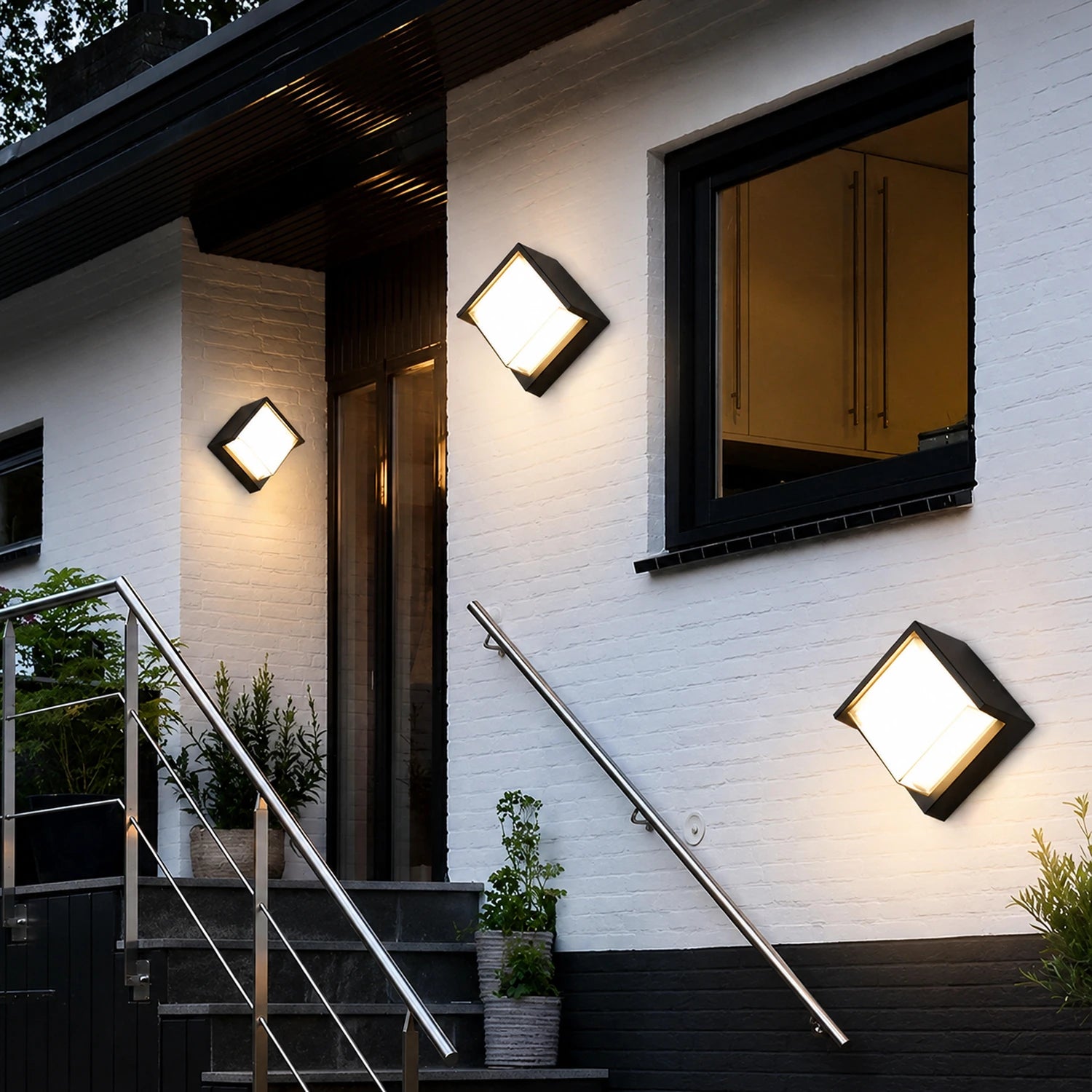 Modern LED Wall Light for Indoor & Outdoor Use
