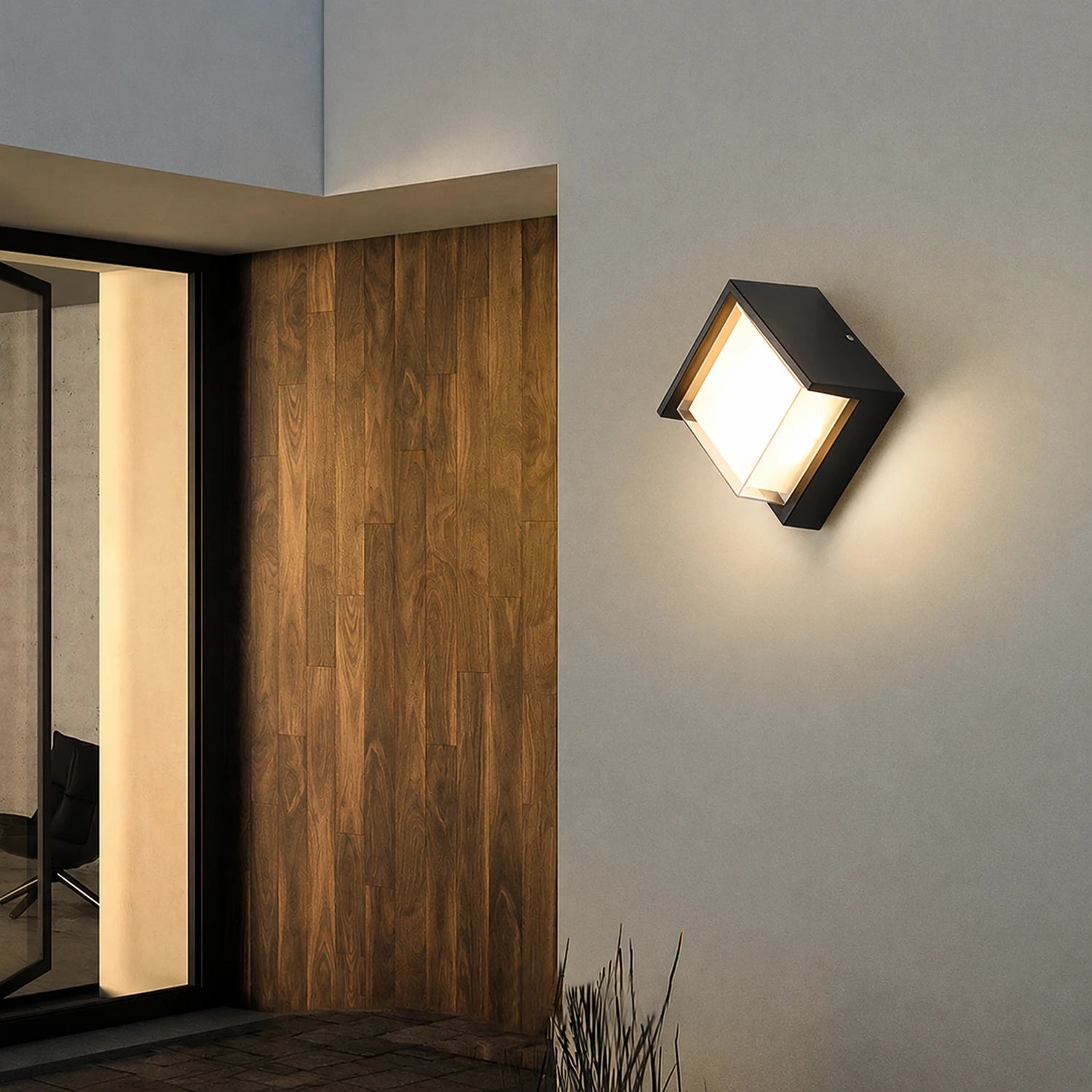 Modern LED Wall Light for Indoor & Outdoor Use