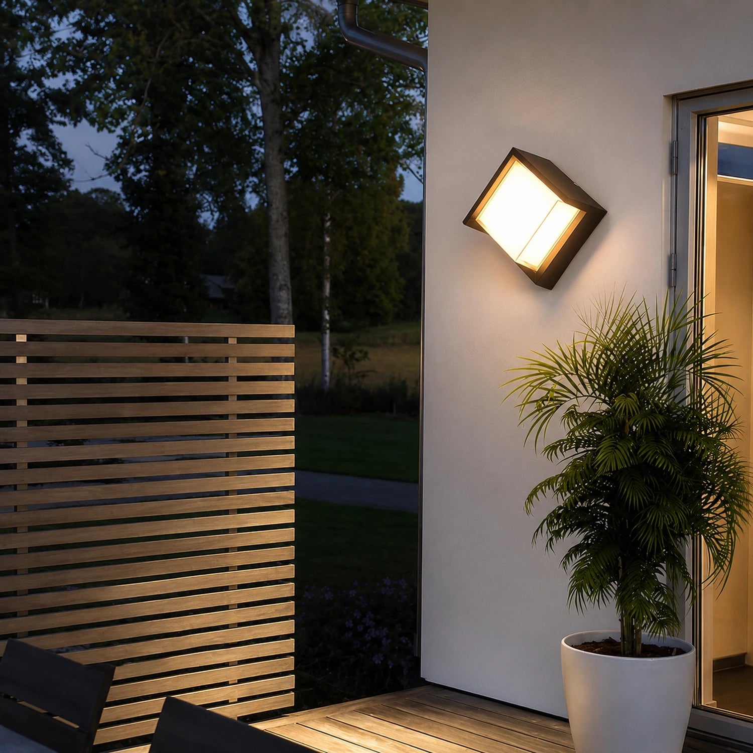 Modern LED Wall Light for Indoor & Outdoor Use