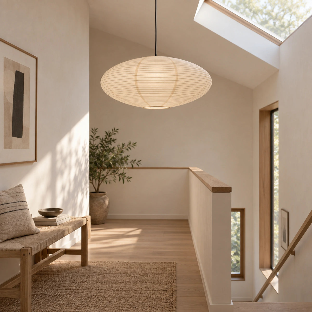 Wabi Sabi Paper Pendant Light