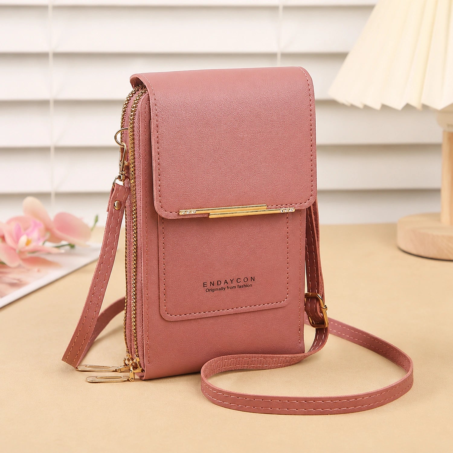Crossbody Phone Bag with Touch Screen & Wallet