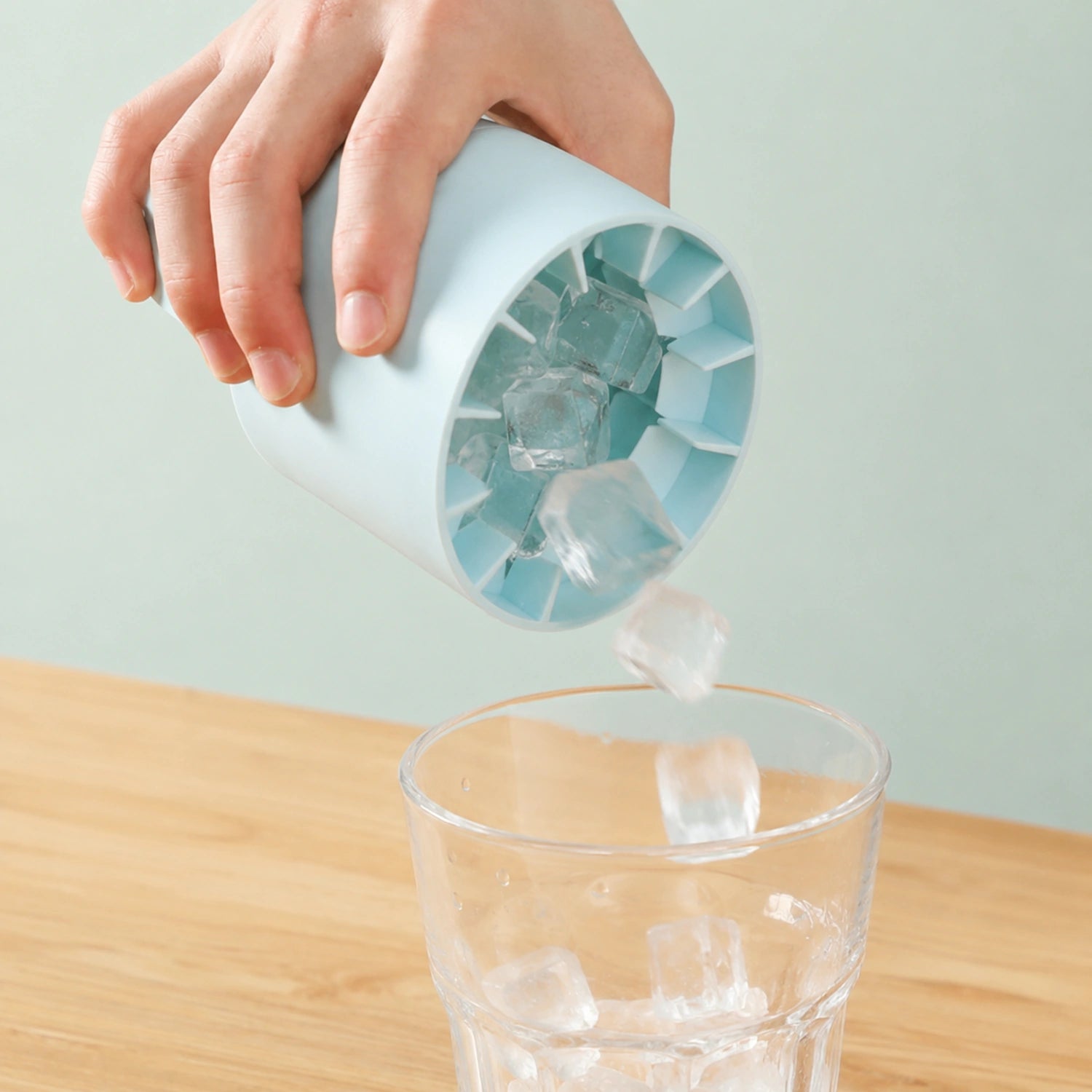 Round Silicone Ice Cube Mould