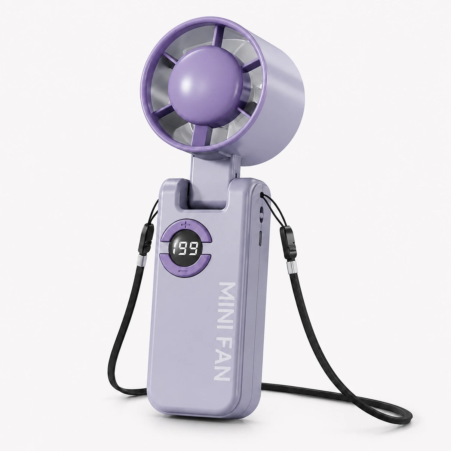 Portable Handheld Turbo Fan with LED Display