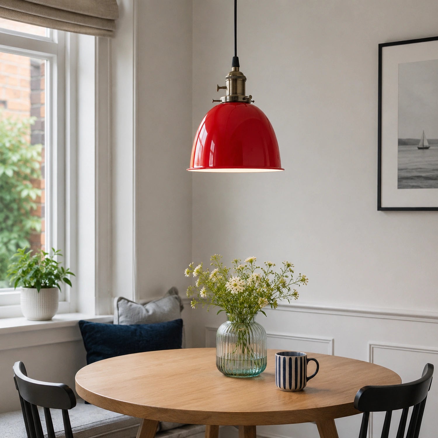 Vintage Industrial Metal Pendant Light