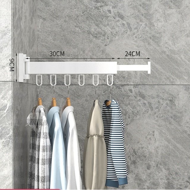 Black three-section rack size diagram