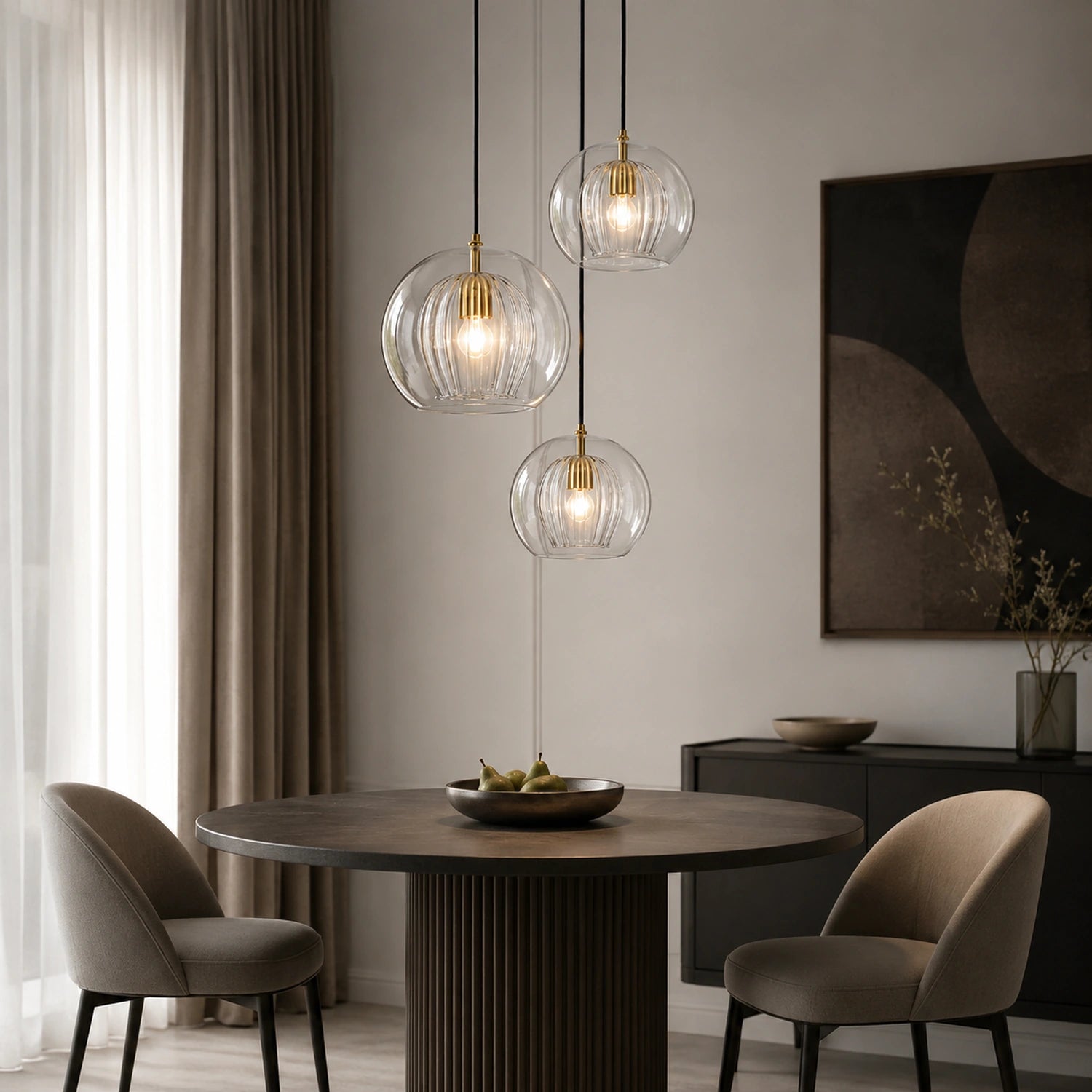 Modern Glass Pendant Light