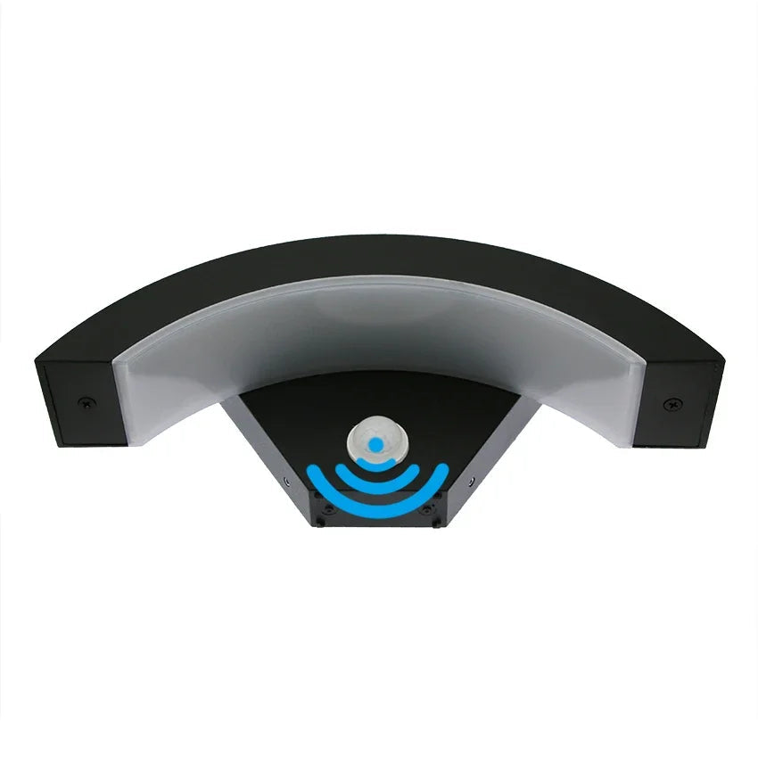 Nordic Motion Sensor Metal Led Outdoor Wall Light Waterproof