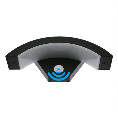 Nordic Motion Sensor Metal Led Outdoor Wall Light Waterproof