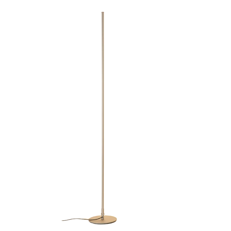 Modern Dimmable Led Metal Black Gold Floor Lamp Remote Control