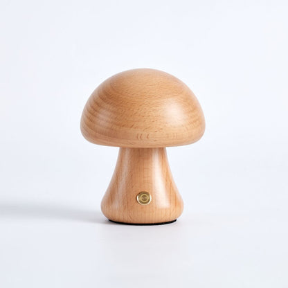 Modern Mushroom Bedside Table Lamp - Dome Shade