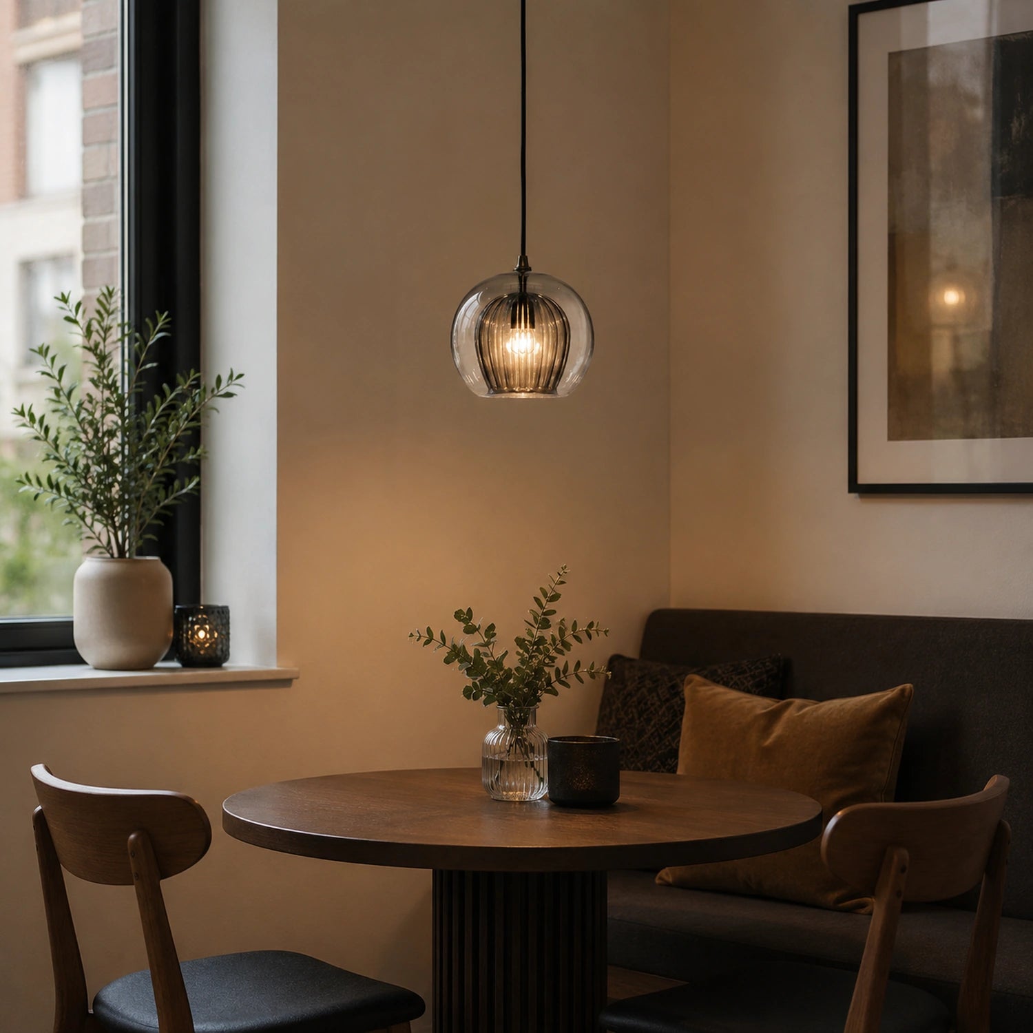 Modern Glass Pendant Light