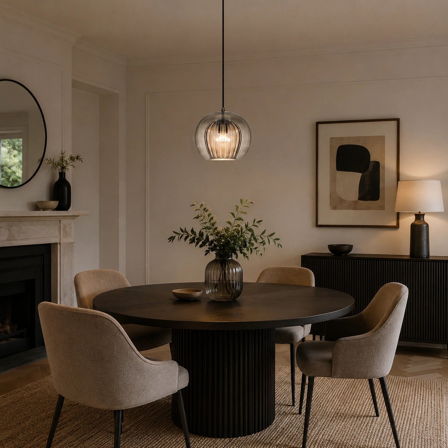 Modern Glass Pendant Light